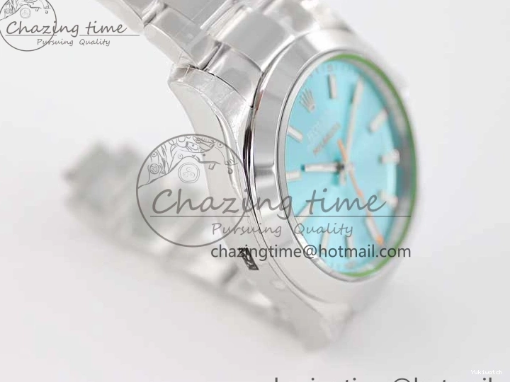 Milgauss 904L Bracelet Best Blue TWF SH3131 ICE Dial 1:1 on SS GV 116400 Edition 1231